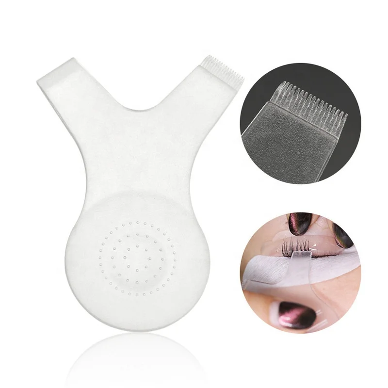 

Eyelash lifting tool plastic Y shape brush lash lift cleaning brush, N/a