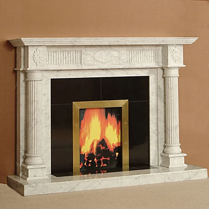 China Freestanding Stone Fireplace China Freestanding Stone
