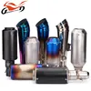 51mm universal 250cc 450cc 600cc titanium stainless steel pipes exhaust