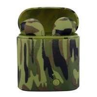 

Camouflage i7s TWS pairing Wireless Music earphone Headphones mini Earbuds with Charging Case