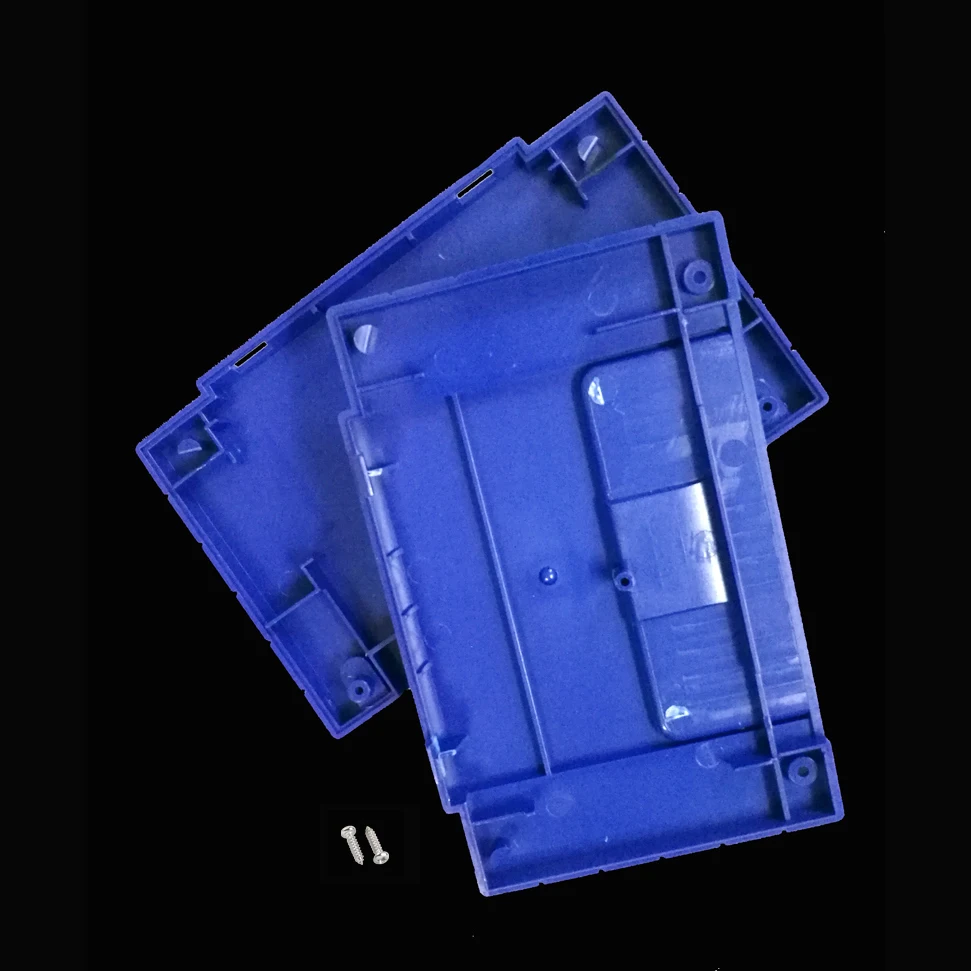 

Game Card Shell for Super Nintendo Cartridge for SNES Game Card Case Replacement, Black/grey/blue