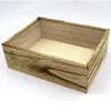 natural pine wood gift packaging box wooden tie box