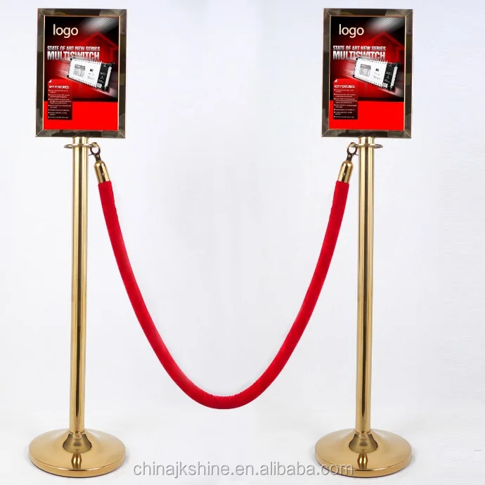 Queue Pole with Signage - Efficient Direction Solutions