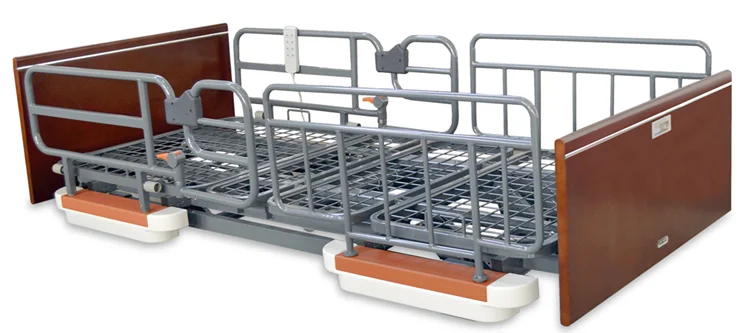 Lowest position electric hospital furniture medical nursing bed home care bed