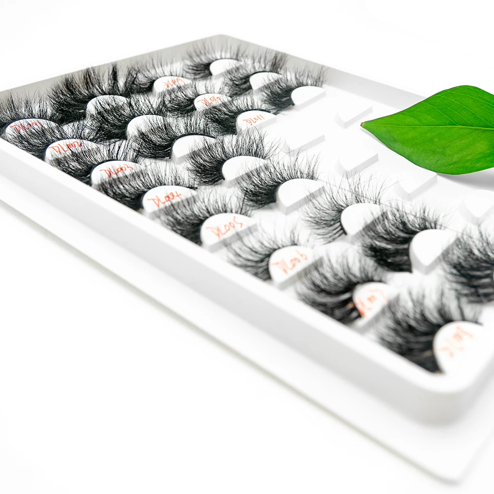 

Free Sample 25mm 3D mink eyelashes, Black