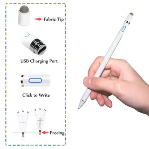 Active stylus pen compatible with IOS& Android touch screen Rechargeable Fine Tip Stylus 1.45mm pen tip