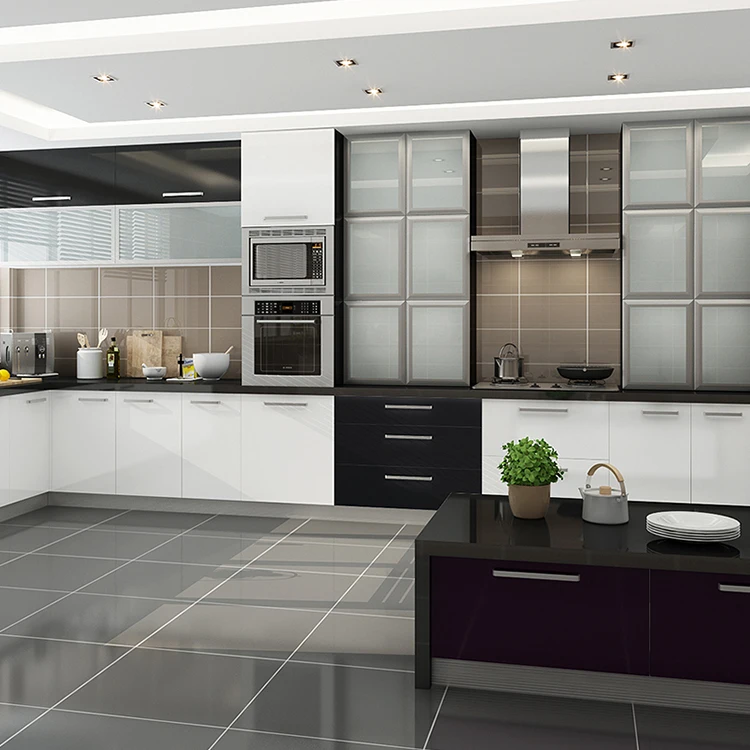 Venta al por mayor muebles de cocina blanco-Compre online los mejores