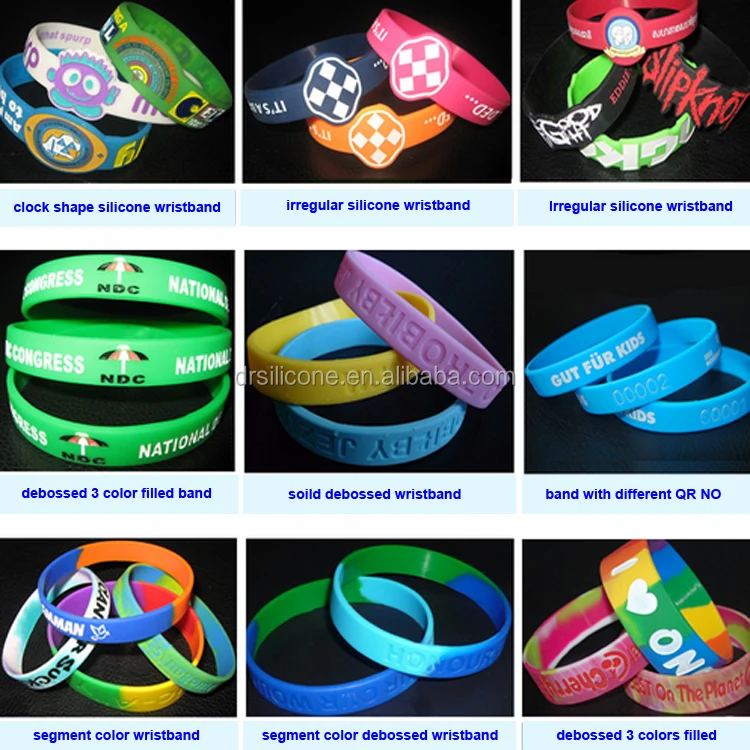2017 Young Girl's Silicone Wristband With Button High Quality Cheap
