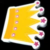 high quality die cut crown shaped sticky note memo pad with soft cover