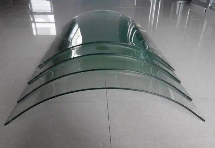 
Safety Curved Toughened Bent Tempered laminated glass in building 