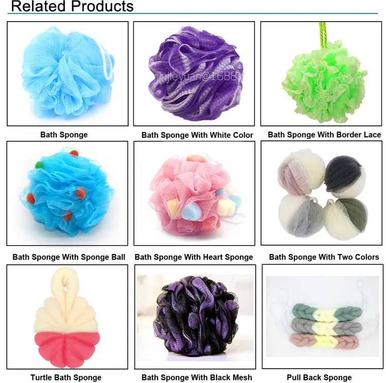 Foaming Homing Bathing Sponge Girl Bath Ball, 50g, 150pcs/carton