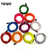 Led EL Wire Rope Flexible Neon Glow Car Party Decor Light FREE 3V/12V controller 1M 2M 3M 4M 5M water resistant bent any shapes