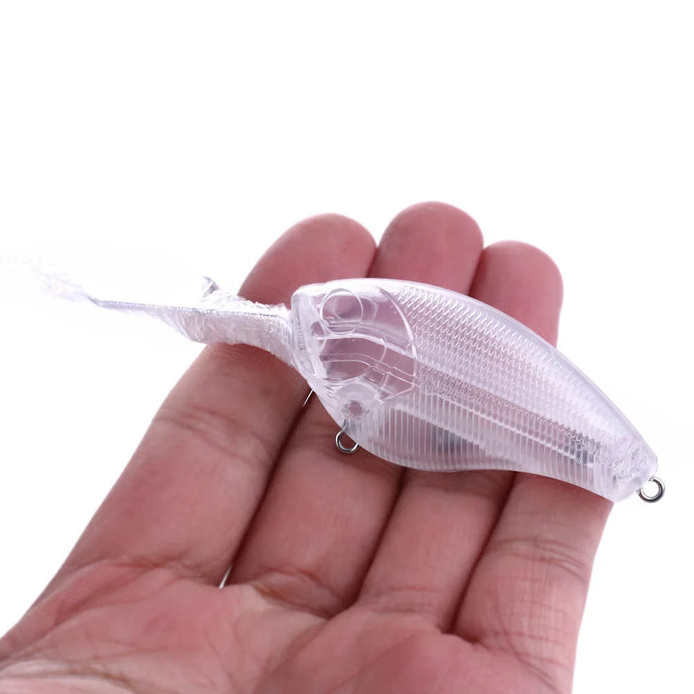 

10g 90mm unpainted blank lure fishing crankbait lure wobblers fishing tackle bait, As the pictures