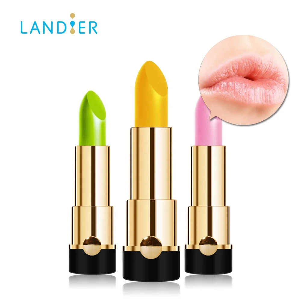 

Private Label Luxury Cosmetic Product Waterproof Moisturizing Carotene Color Lip Balm, Yellow;green;pink