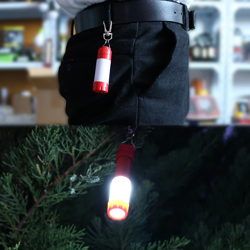 Mini Portable LED Keychain Flashlight for Camping EDC Flashlight Emergency Dry Battery ROHS Ip44 >12 ABS Ce factory