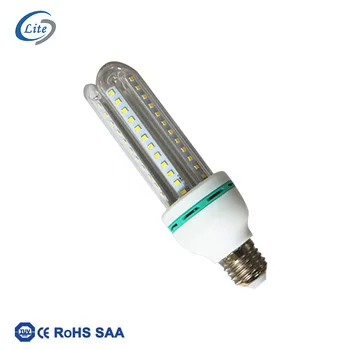 China manufacturer energy saving lamp SMD E27 12w U shape led bulb