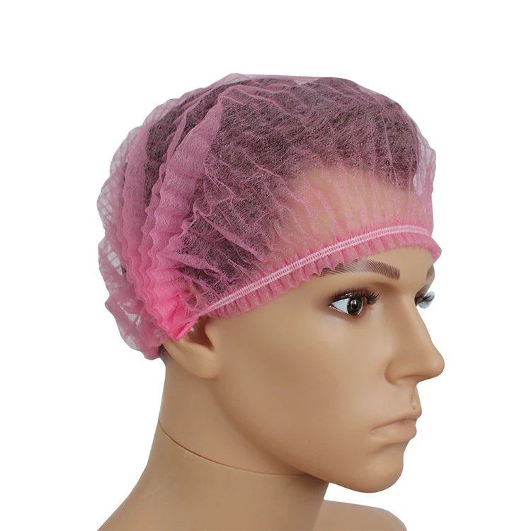 
High quality medical head cover disposable mob cap with different colors hat 