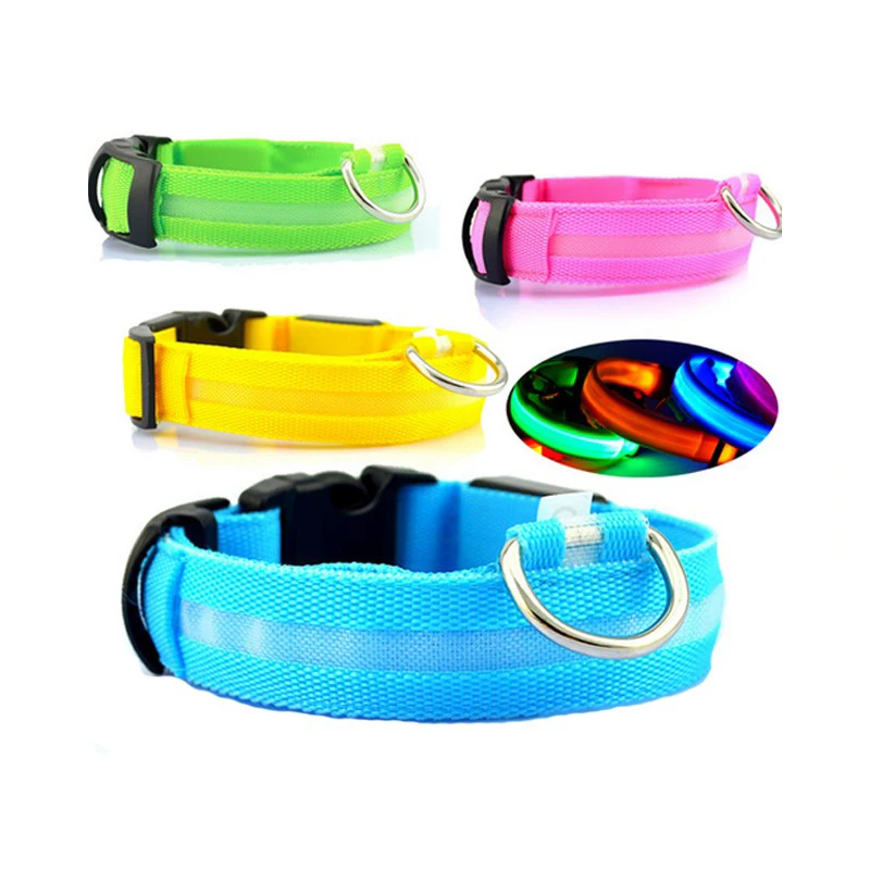 New Arrival Cheapest Pet LED Flashing Dog Collar And Leash Rechargeable ,Wholesale