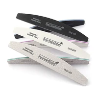 

Good quality custom Logo half moon 3-color zebra nail file