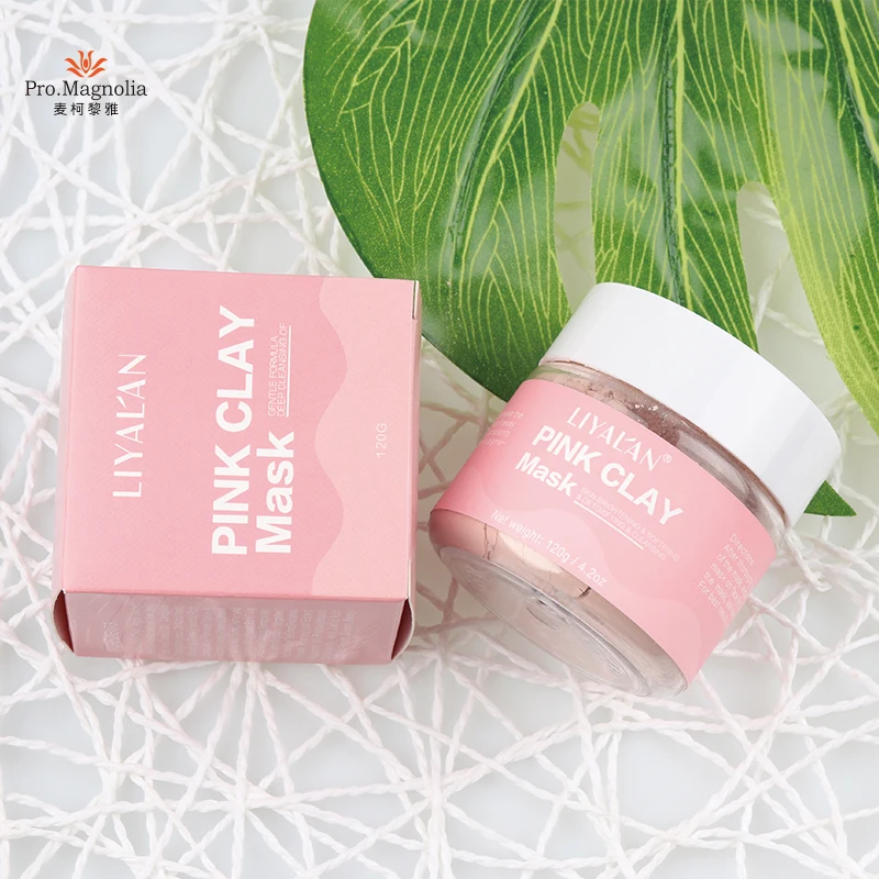 

Private Label Custom Pink Clay Orgainc Face Mask for Skin Care