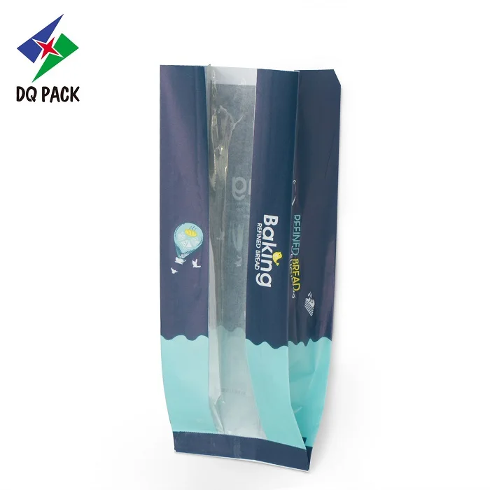 Flexible packaging bottom Sealing Pouches Side Gusset  Packaging Bags bread packaging bag food pouch