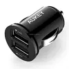 CC-S1 AUKEY 24W Mini 24W Dual Port USB Car Charger Fast Mobile Phone Car USB Charger
