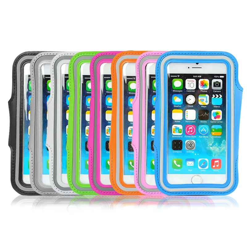 

Sport Running Waterproof Armband For iphone 7 Plus Cover Pouch 6sP Arm Band For Samsung Note 9 S10 S9 S8 Phone Cases 5.5inch