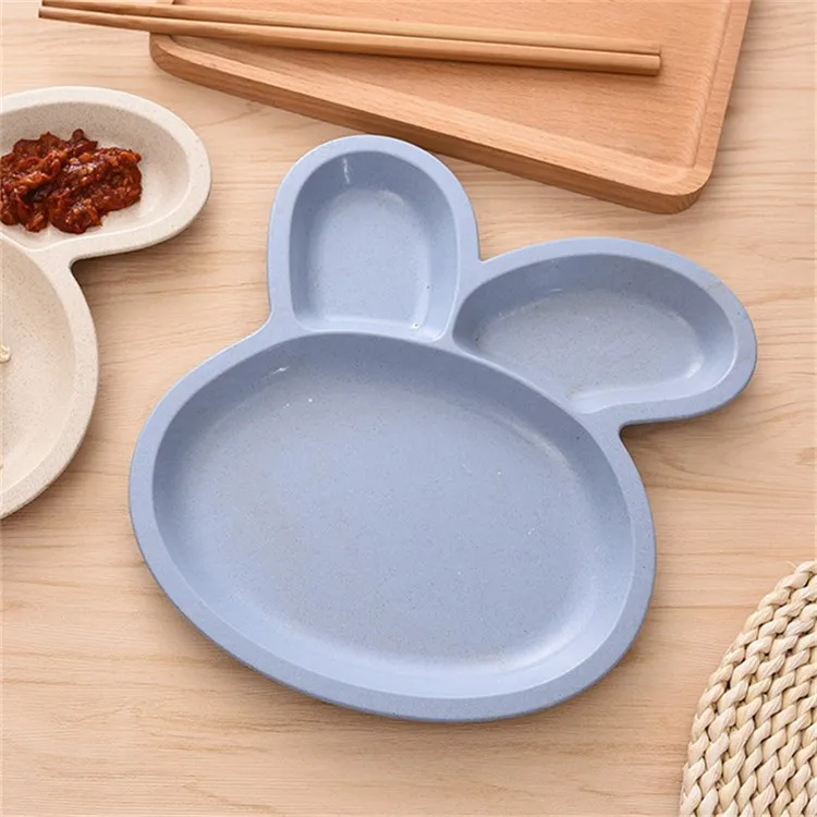  High Quality Factory Directly Provide Biodegradable Rabbit Shape Plates Serving Dishes