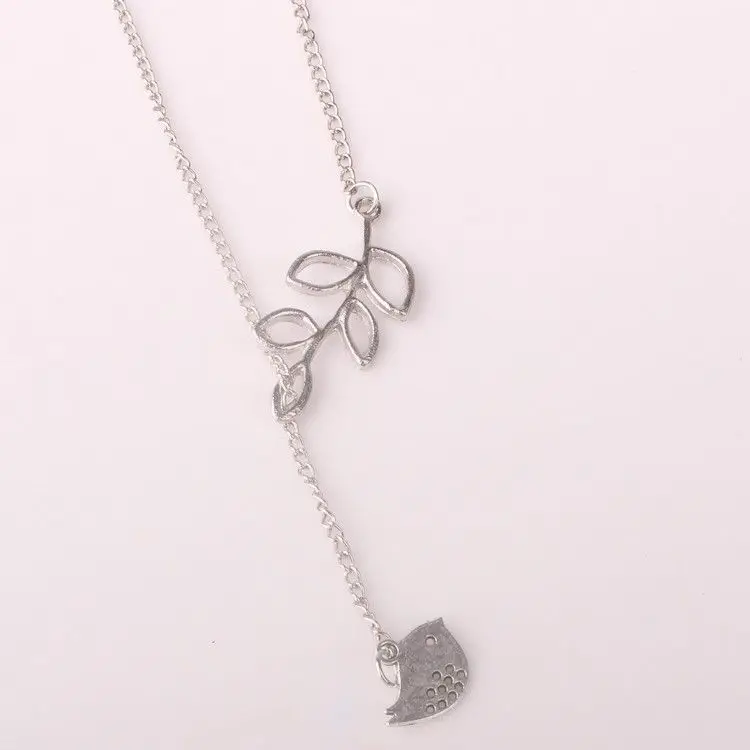 Buy Silver Leaf Necklace,Leaf Pendant 