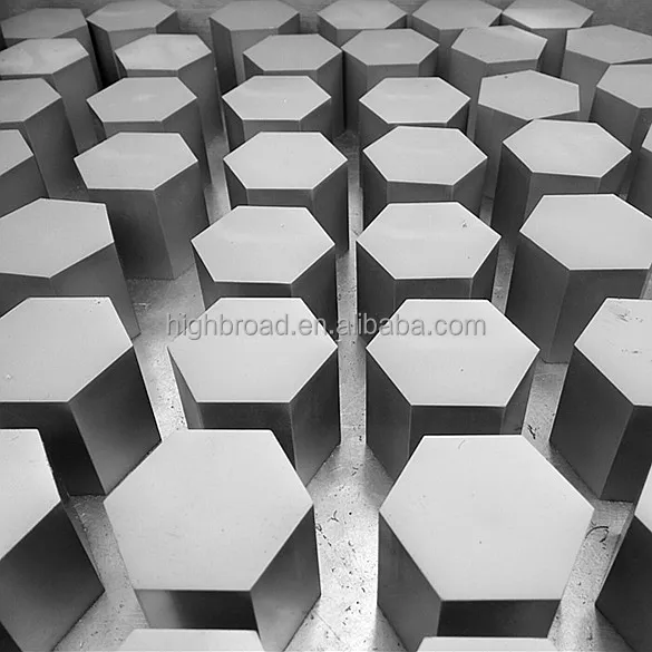 
High resistance Ballistic tile bulletproof panel NIJ IV boron carbide material 