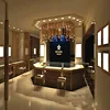 High-end retail store glass counter showcase and display showroom jewelry kiosk design