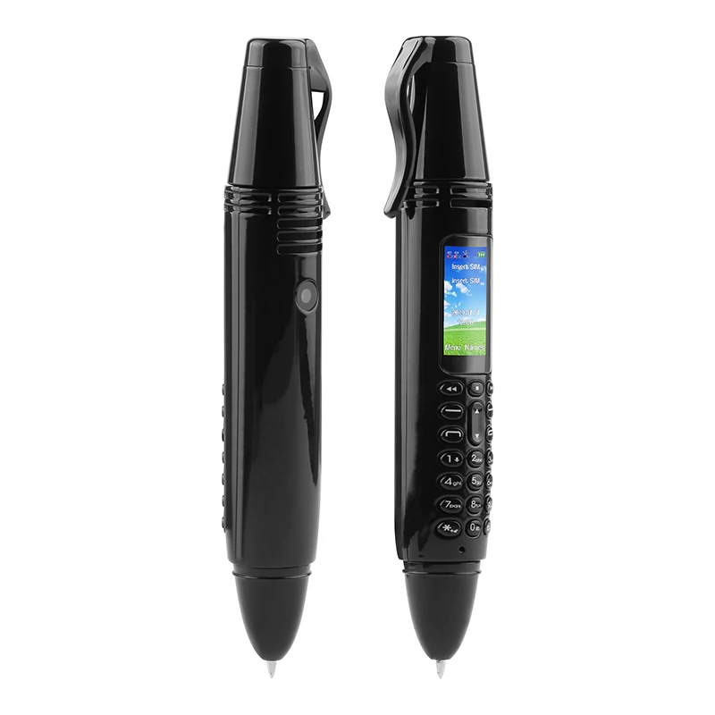 

2019 0.96 Inch Screen Dual SIM Card GSM Pen Shaped Mini Mobile Phone