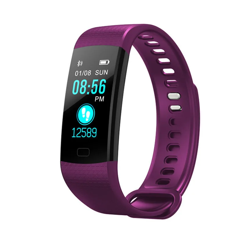 

Colorful Screen Y5 Bracelet Smart Watch 2019 Trend Blood Pressure Fitness Tracker Sleep Monitor Heart Rate Watch