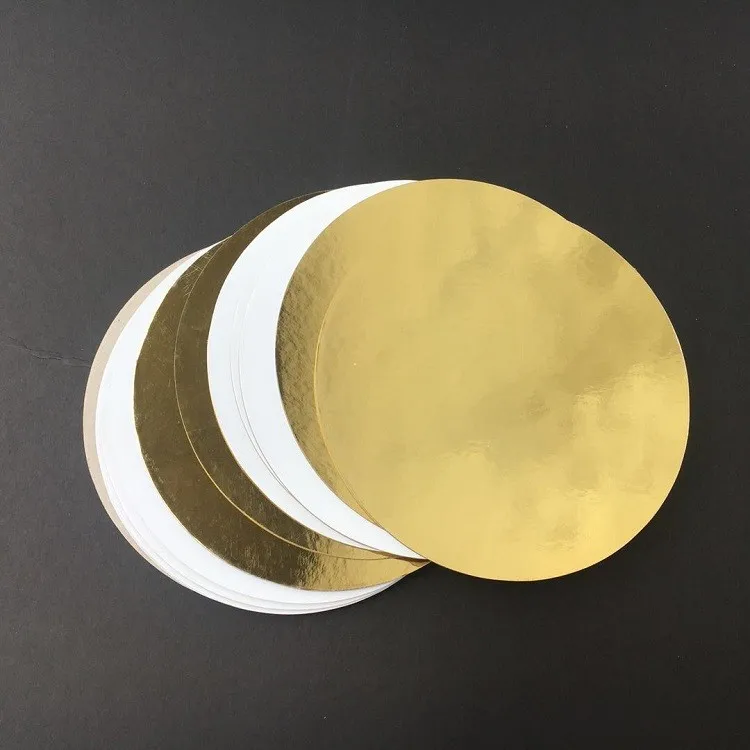 
Round Golden Cake Board 2.0mm 