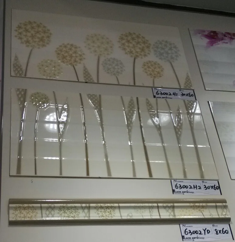 flower decoration ceramic tiles