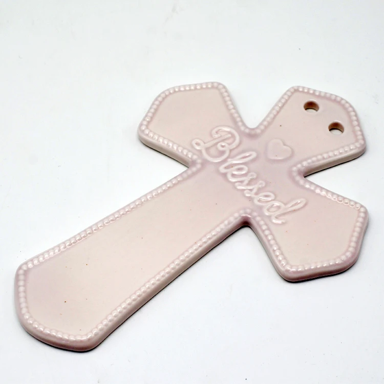 
Decorations custom tree pendants church religious ceramic christian products 