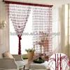 Feather fur decorative window fringe curtain