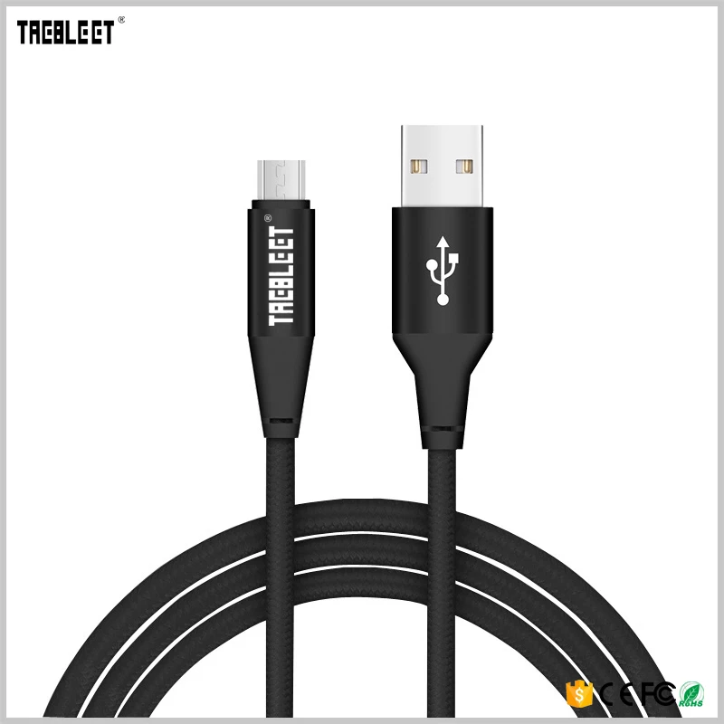 

Wholesale 3ft / 6ft / 10ft customized nylon braided micro usb cable for android from China gold supplier, Red;gray;black;white;blue