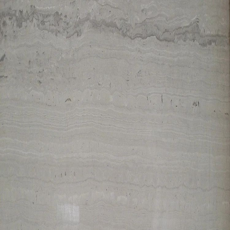 Fashionable Interior Design White Wood Grain Marble Stone Tile for sale
