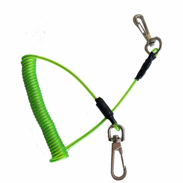 Different Color Coil Retractable Safety Scaffold Spanner Lanyard Rope ...