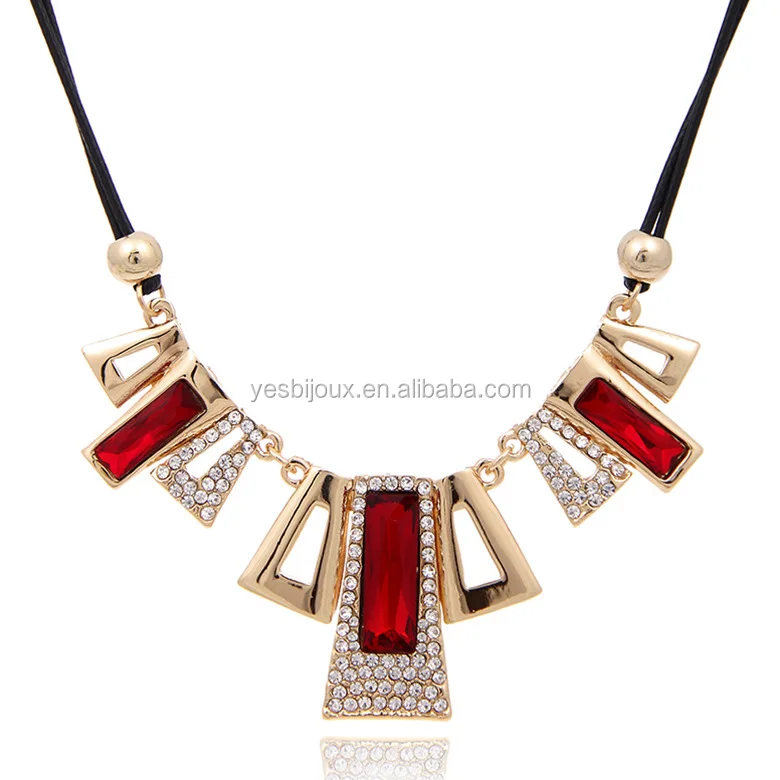 

free shipping sample statement costume necklace for woman