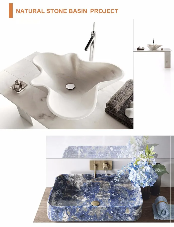 White Carrara Marble Full Body Bathroom Sink Countertop Buy Bathroom