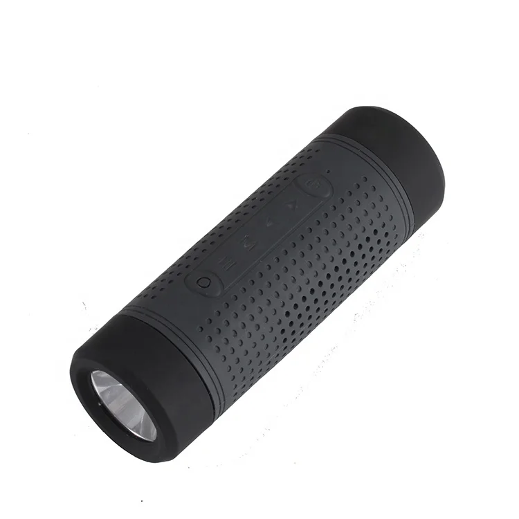 

Best popular portable wireless speaker with flashlight for outdoor sport, Green+black+light blue