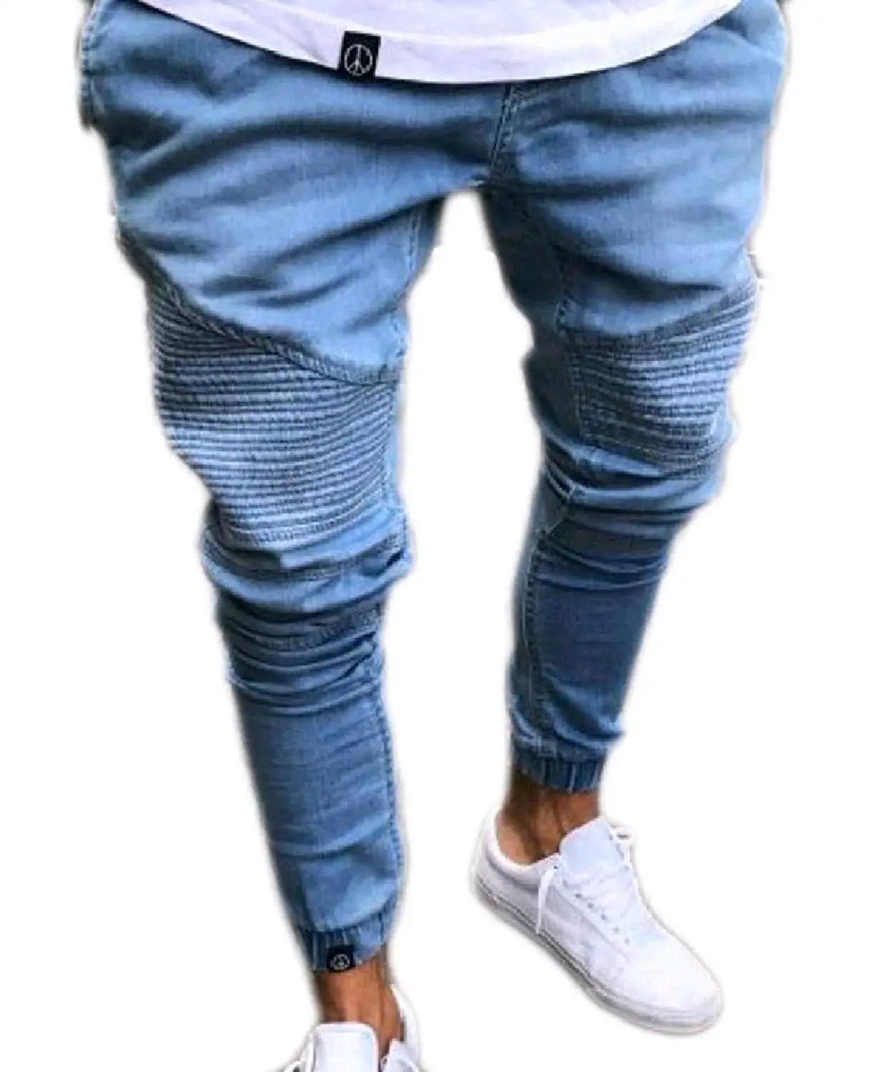 jean with elastic at the bottom