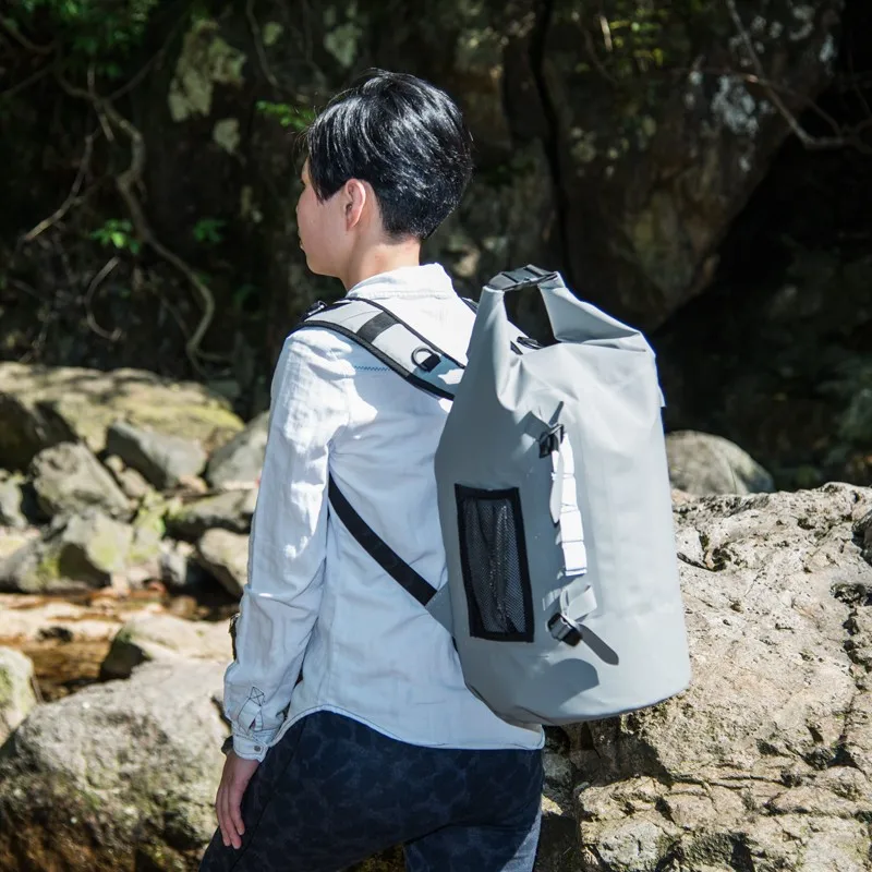 多彩软背旅行徒步旅行军用可折叠干袋防水背包