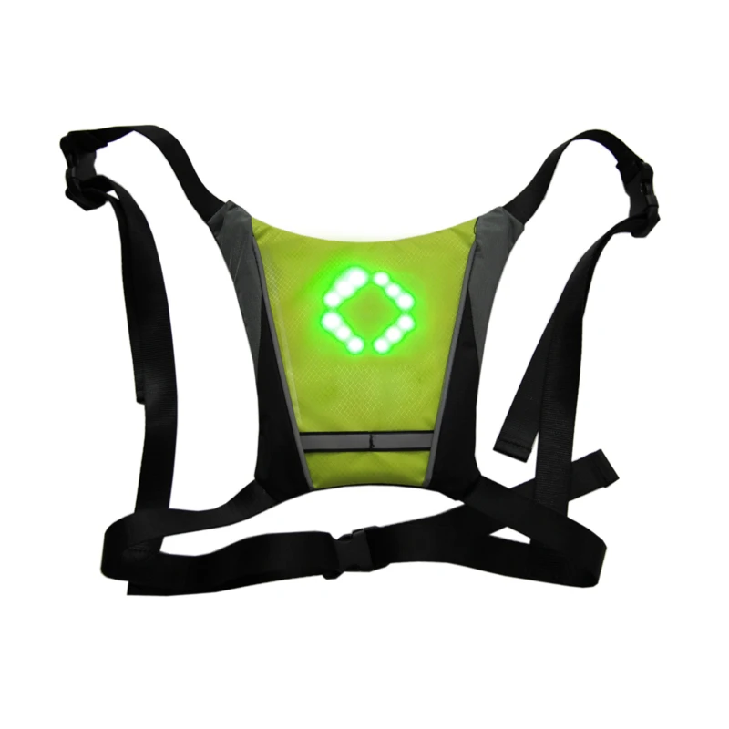 

High quality Chinese wireless control with LED light cycling vest, Could be customized