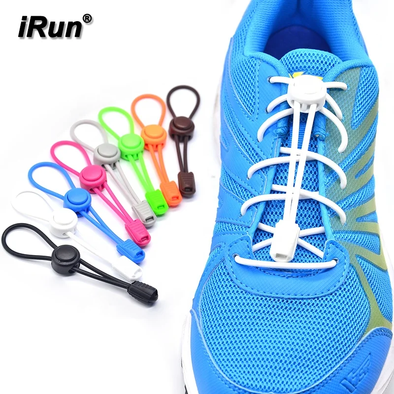 

iRun 8-Pack Amazon Rubber Shoelaces With Locking System No Need Tie Laces Manufacturer Accept Custom Logo Service