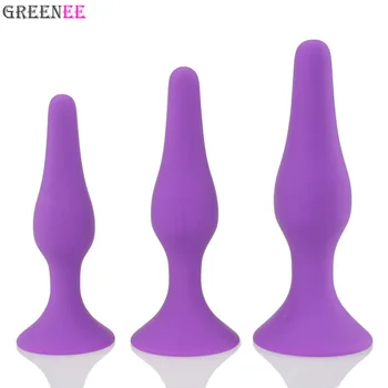 Silicone butt plug