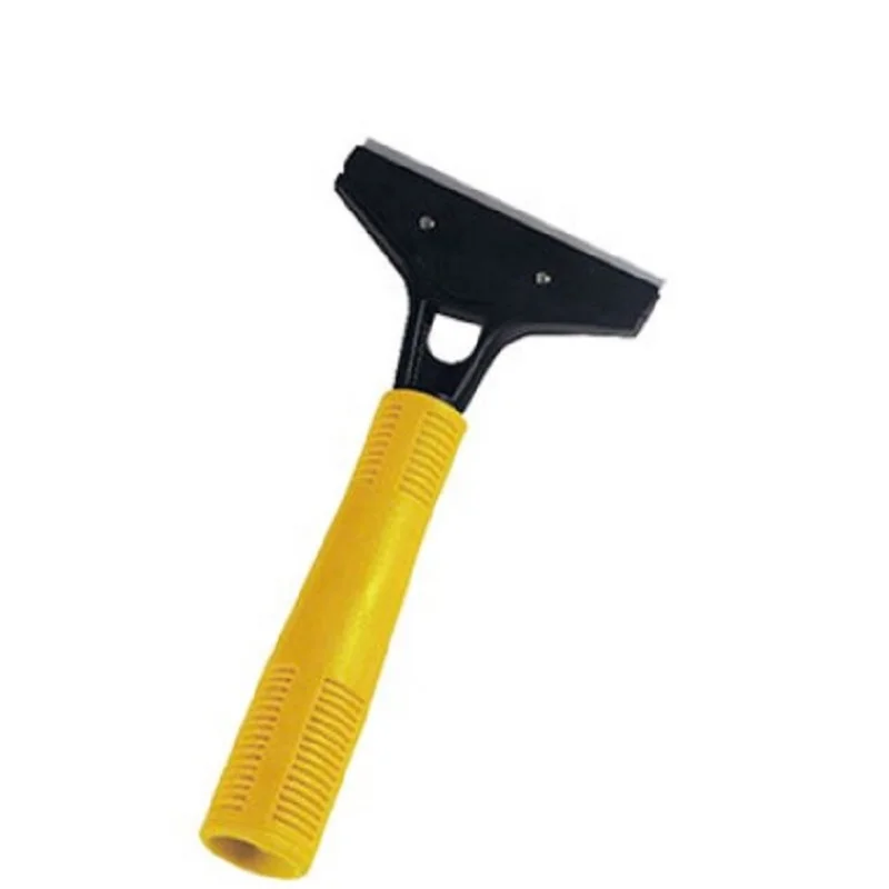 

heavy-duty industrial commercial home cleaning use wallpaper removal professional 4 inch plastic hand floor scraper with blade, Red,yellow,blue