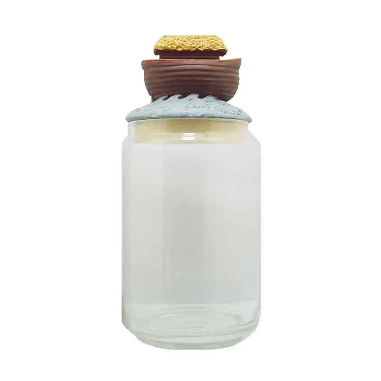 Cheap Resin Decorative Clear Glass Food Storage Containers Decoration Cookie Jar